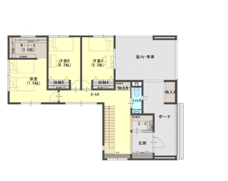 コンフォートヒルズ開54号地 参考プラン